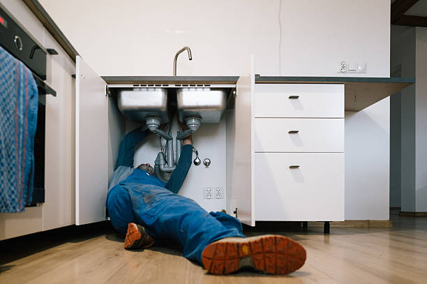 Professional Plumbing technician working in Cutler, IN